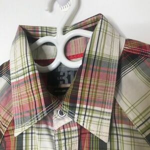 Indian Lands Men's Casual Button-Down Long Sleeves Shirt